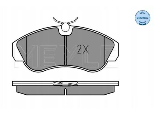 025 217 9919/W Klocek Hamulcowy Kpl. Przód , Pasuje Do: Citroen Jumper