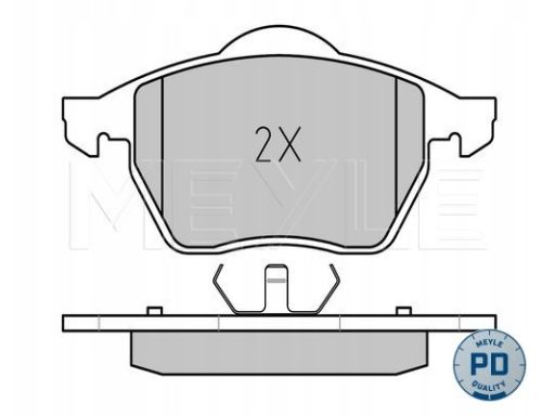 025 216 2419/Pd Klocek Hamulcowy Kpl. Przód , Pasuje Do: Audi A4 B5, V