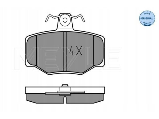 025 215 4515 Klocek Hamulcowy Kpl. Tył , Pasuje Do: Nissan Almera Ii,