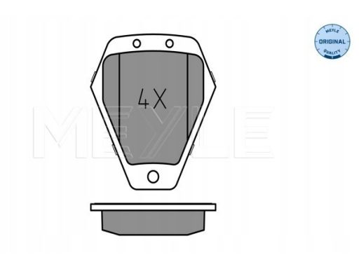 025 214 5218/W Klocek Hamulcowy Kpl. Przód , Pasuje Do: Audi 100 C4, A