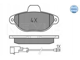 025 214 3617/W Klocek Hamulcowy Kpl. Przód , Pasuje Do: Fiat Cinquecen