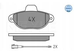 025 214 3616 Klocek Hamulcowy Kpl. Przód , Pasuje Do: Fiat 500, Ford K