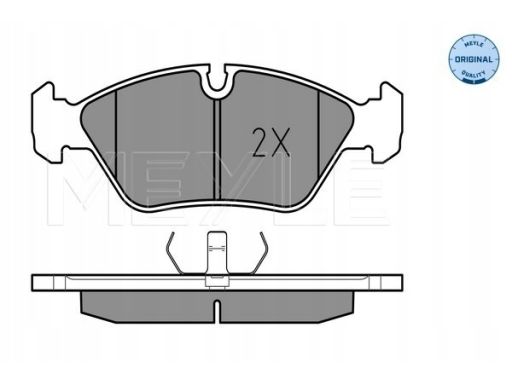 025 206 2919 Klocek Hamulcowy Kpl. Przód (Z Podkładką Wytłumiającą),
