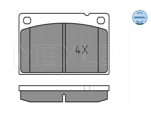 025 201 5316 Klocek Hamulcowy Kpl. Przód , Pasuje Do: Volvo 240, 260