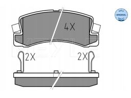 025 200 7615/W Klocek Hamulcowy Kpl. Tył , Pasuje Do: Bmw 3 (E21), Lex