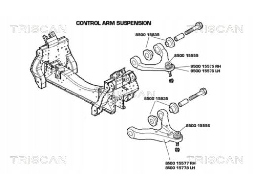 8500 15576 Wahacz Iveco P. Daily 00- Le Górny Triscan