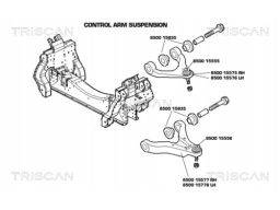8500 15576 Wahacz Iveco P. Daily 00- Le Górny Triscan