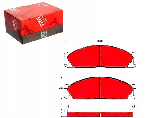 Klocek Hamulcowy Kpl. Gdb1017