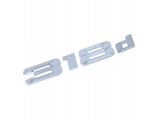 Emblemat Oznaczenie 318d BMW Oryginał 51147289881