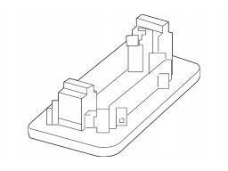Klosz Obudowa lampki Tablicy Mercedes W242 W246 A2468200066