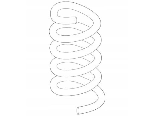 Sprężyna Zawieszenia Przód OE Mercedes W211