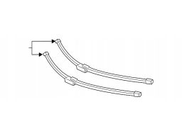 ORYGINALNE Pióra Wycieraczek Mercedes W463 A4638200407