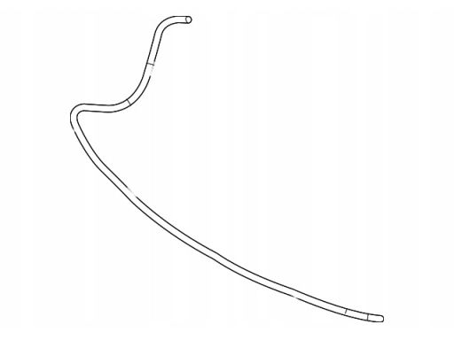 Przewód Wąż chłodnica wody Mercedes W207