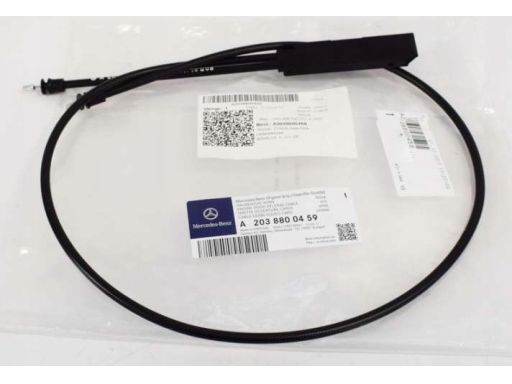 Cięgno linka zamka maski A2038800459 Mercedes W203 W209
