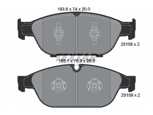 INC Klocki Hamulcowe Przód A6 C7, A7 4G, A8 D4
