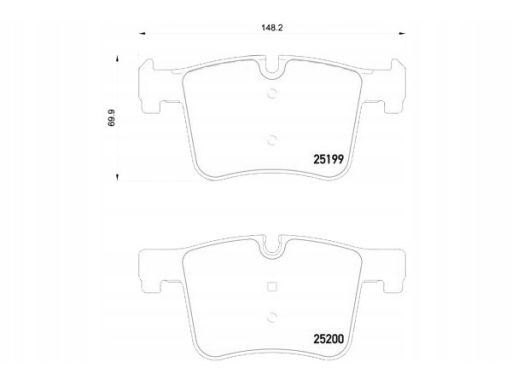 Inc Klocki Hamulcowe Bmw Seria Bmw 1 2 3 4 X3 X4 Brembo