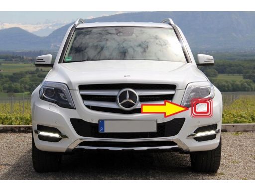 Zaślepka klapka spryskiwacza Mercedes X204 GLK L P