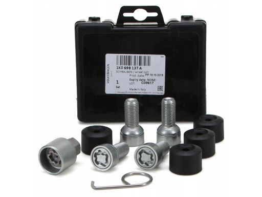 Śruby Antykradzieżowe Koła M14x1.5 Volkswagen 1K0698137A