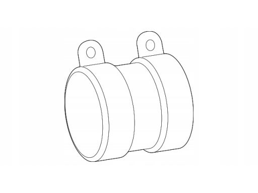 Zacisk Obejma tłumika końcowego Mercedes W253