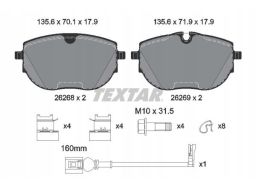 INC Klocki Hamulcowe Przód Volkswagen California Multivan Transporter