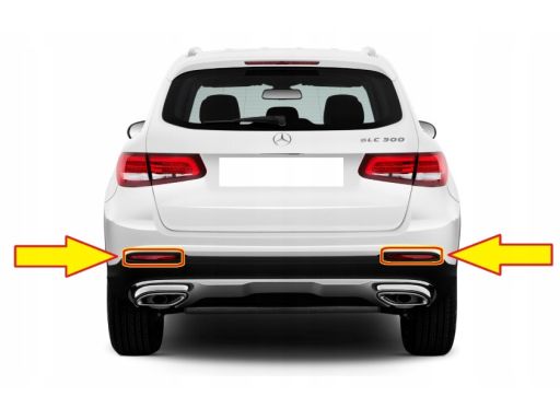 Odblask zderzaka Mercedes GLC A2178200174 NOWY L P