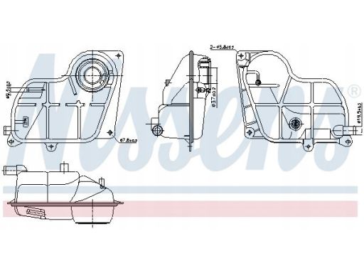 Zbiorniczek Zbiornik Wyrównawczy Płynu Chłodzącego Audi A4 B5 A6 C5 A8