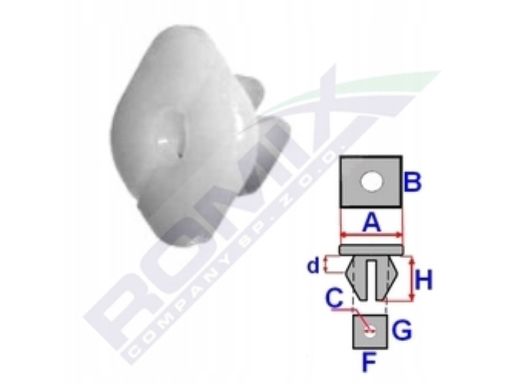 Spinka Tapicerska Rom B14313