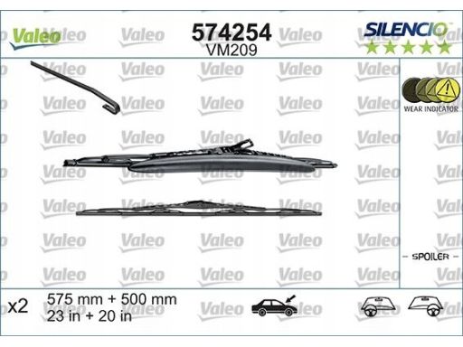 Pióro Wycieraczki 574254