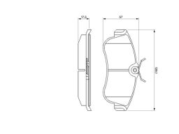 Klocek Hamulcowy Kpl. 0 986 461 147