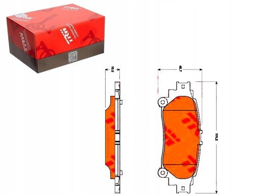 Klocek Hamulcowy Kpl. Gdb3497