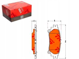 Klocek Hamulcowy Kpl. Gdb3497