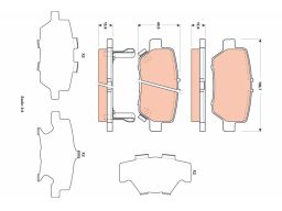 Klocek Hamulcowy Kpl. Gdb3512