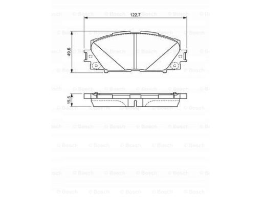 Klocek Hamulcowy Kpl. 0 986 494 670