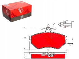 Klocek Hamulcowy Kpl. Gdb1057