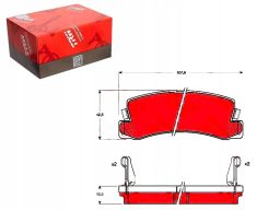 Klocek Hamulcowy Kpl. Gdb1168