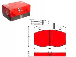 Klocek Hamulcowy Kpl. Gdb1356