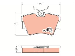 Klocek Hamulcowy Kpl. Gdb1479