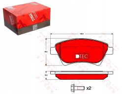 Klocek Hamulcowy Kpl. Gdb1552Dte