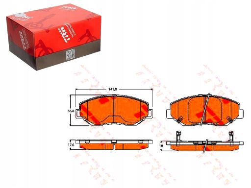 Klocek Hamulcowy Kpl. Gdb3627