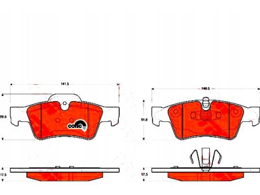 Klocek Hamulcowy Kpl. Gdb1643