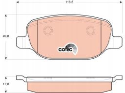 Klocek Hamulcowy Kpl. Gdb1649