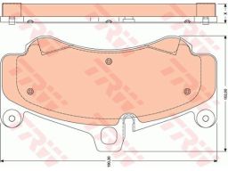 Klocek Hamulcowy Kpl. Gdb1779