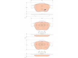 Klocek Hamulcowy Kpl. Gdb1823
