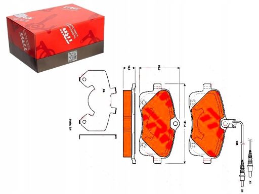 Klocek Hamulcowy Kpl. Gdb1895