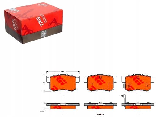 Klocek Hamulcowy Kpl. Gdb1923