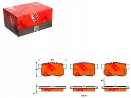 Klocek Hamulcowy Kpl. Gdb1923