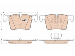 Klocek Hamulcowy Kpl. Gdb1942
