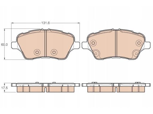 Klocek Hamulcowy Kpl. Gdb1959