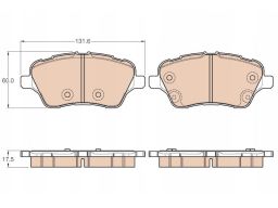 Klocek Hamulcowy Kpl. Gdb1959