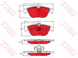 Klocek Hamulcowy Kpl. Gdb2051Dte